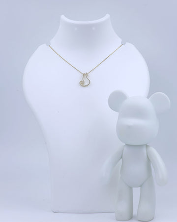 Golden Cat Pendant
